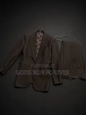 Men’s Brown 2-Piece Suit | Clean Good Condition