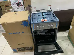 Maxi 5050 Inox Gas Cooker – Style Meets Everyday Cooking