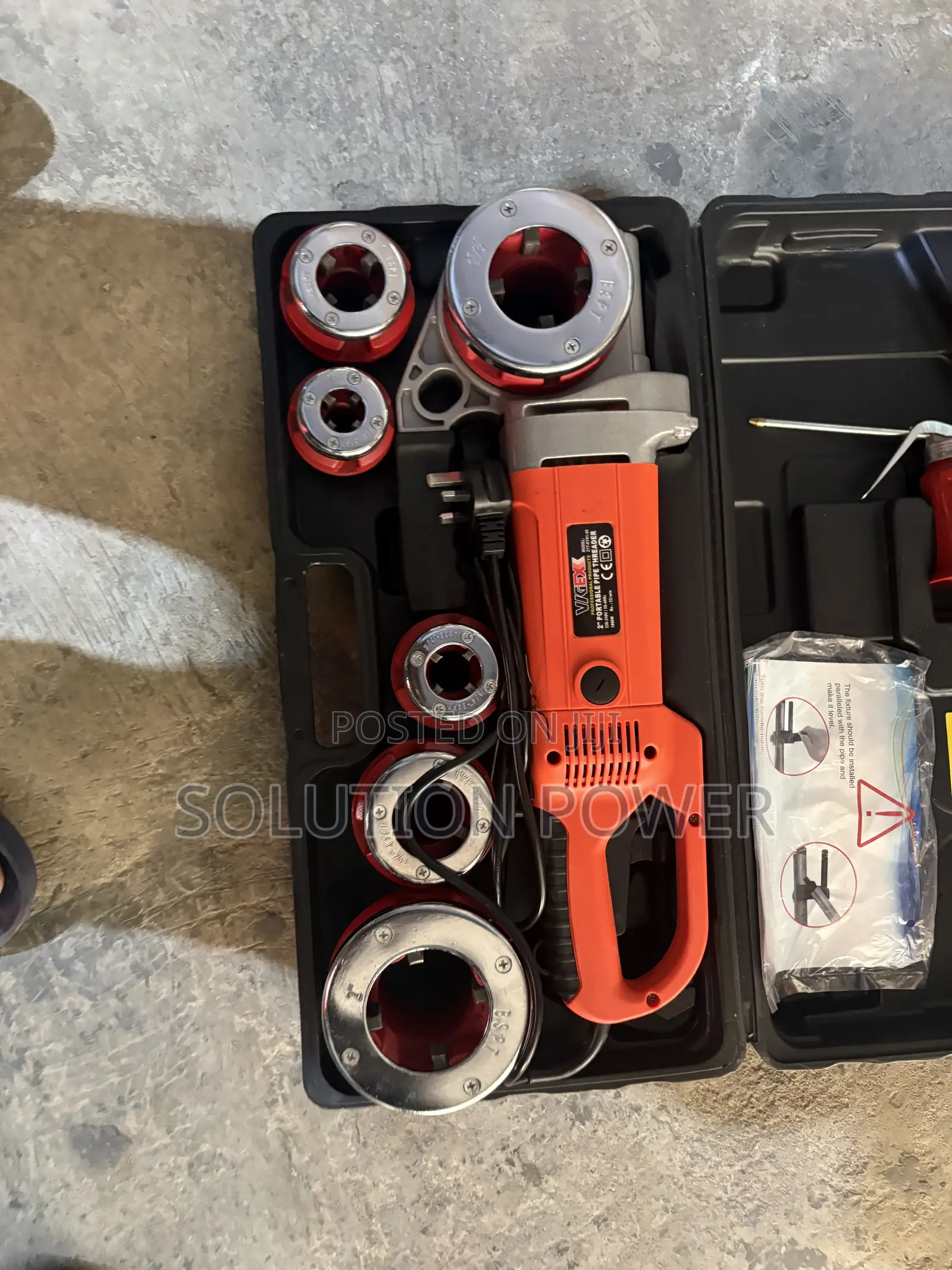 Portable 2” Pipe Threader