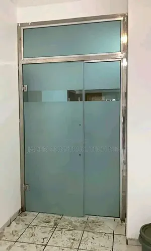 Glass Double Door Steel