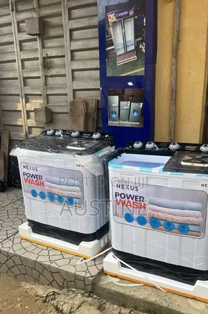 Brand New Nexus 12kg Washing Machine>wash Spinning>manual>white Colour