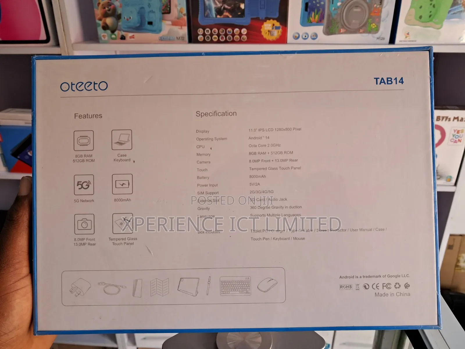 New Oteeto TAB 14 512 GB Green