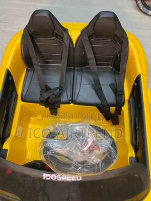 Yyellow Mercedes-Benz Electric Children Car for Kids Age 1-7