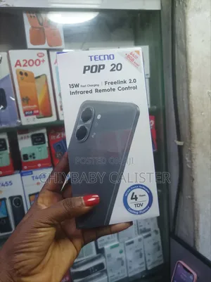 New Tecno Pop 20 64 GB Black