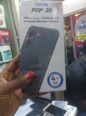 New Tecno Pop 20 64 GB Black