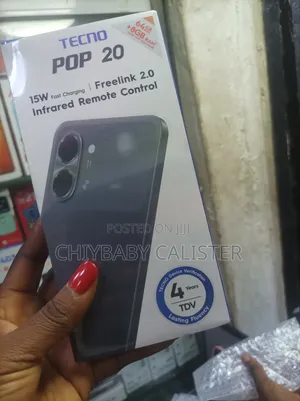 New Tecno Pop 20 64 GB Black