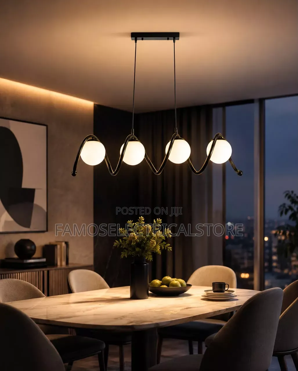 Globe Linear Chandeliers
