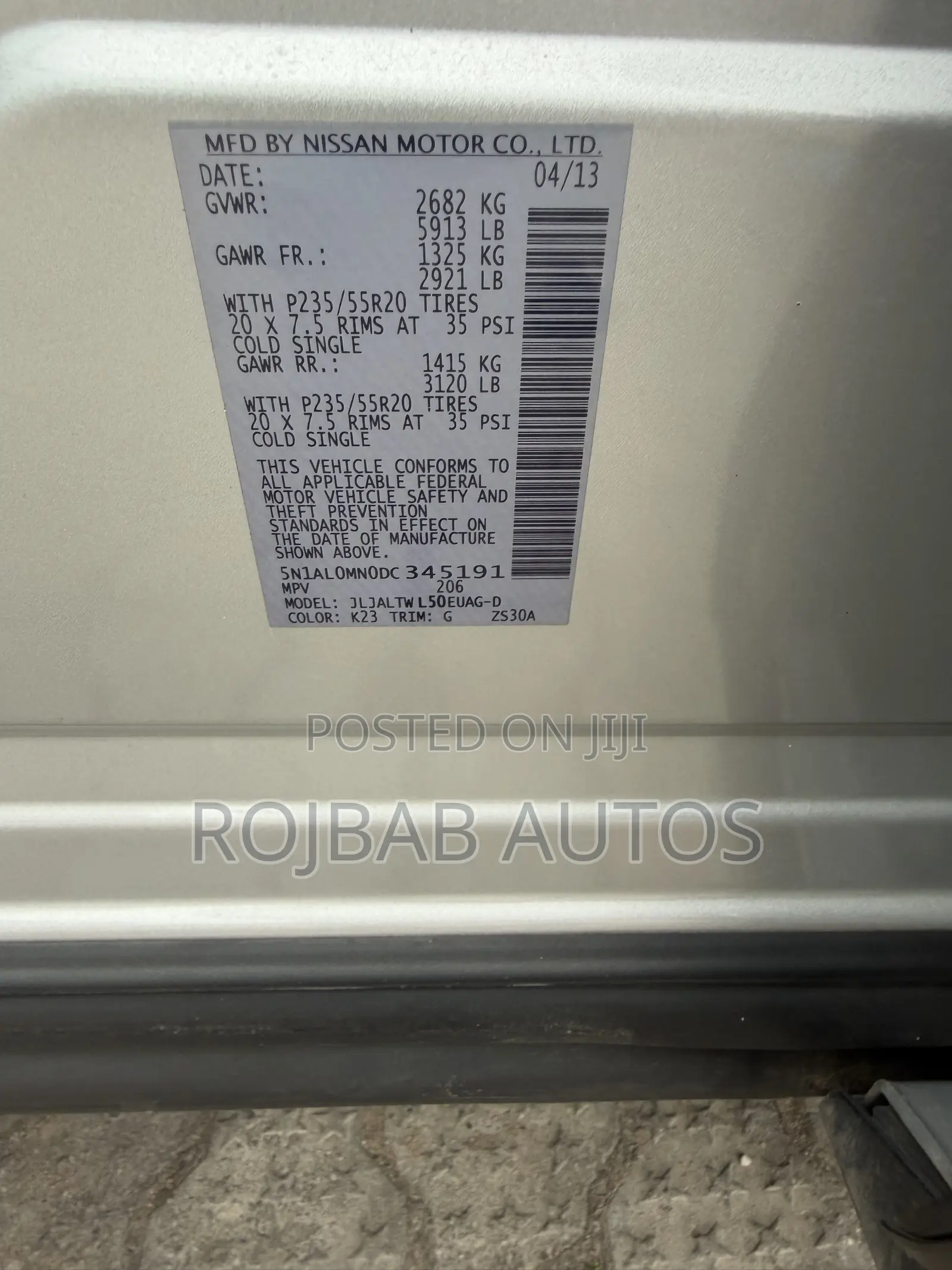 Infiniti JX 2013 Silver