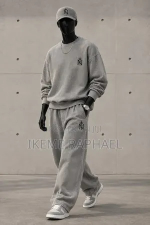 Kemps Noir Baggy Jeans Material Track