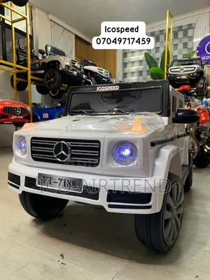 White G-Wagon Electric Children Car With Remote Control and Bluetooth