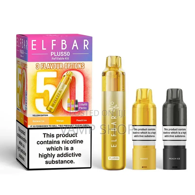 ELFBAR PLUS50 Refillable Kit (3Flavours Options)