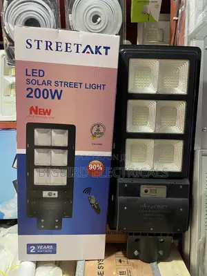 STREET AKT 200W LED Solar Street Light + 2 Years Warranty