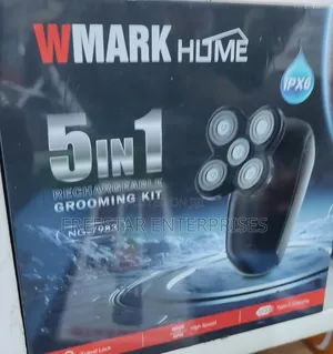 Wmark 5 in 1 Rechargeable Shaver. Waterproof Shaver Trimmer
