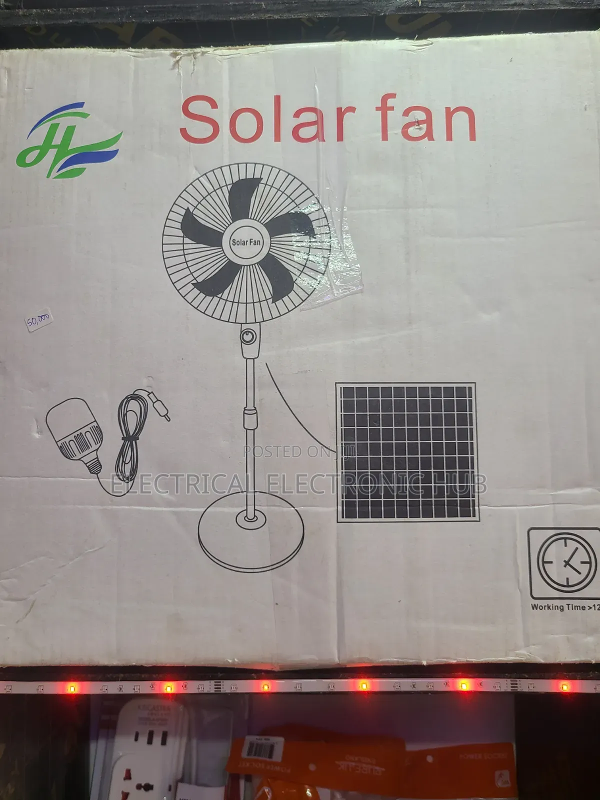 Solar Standing Fan
