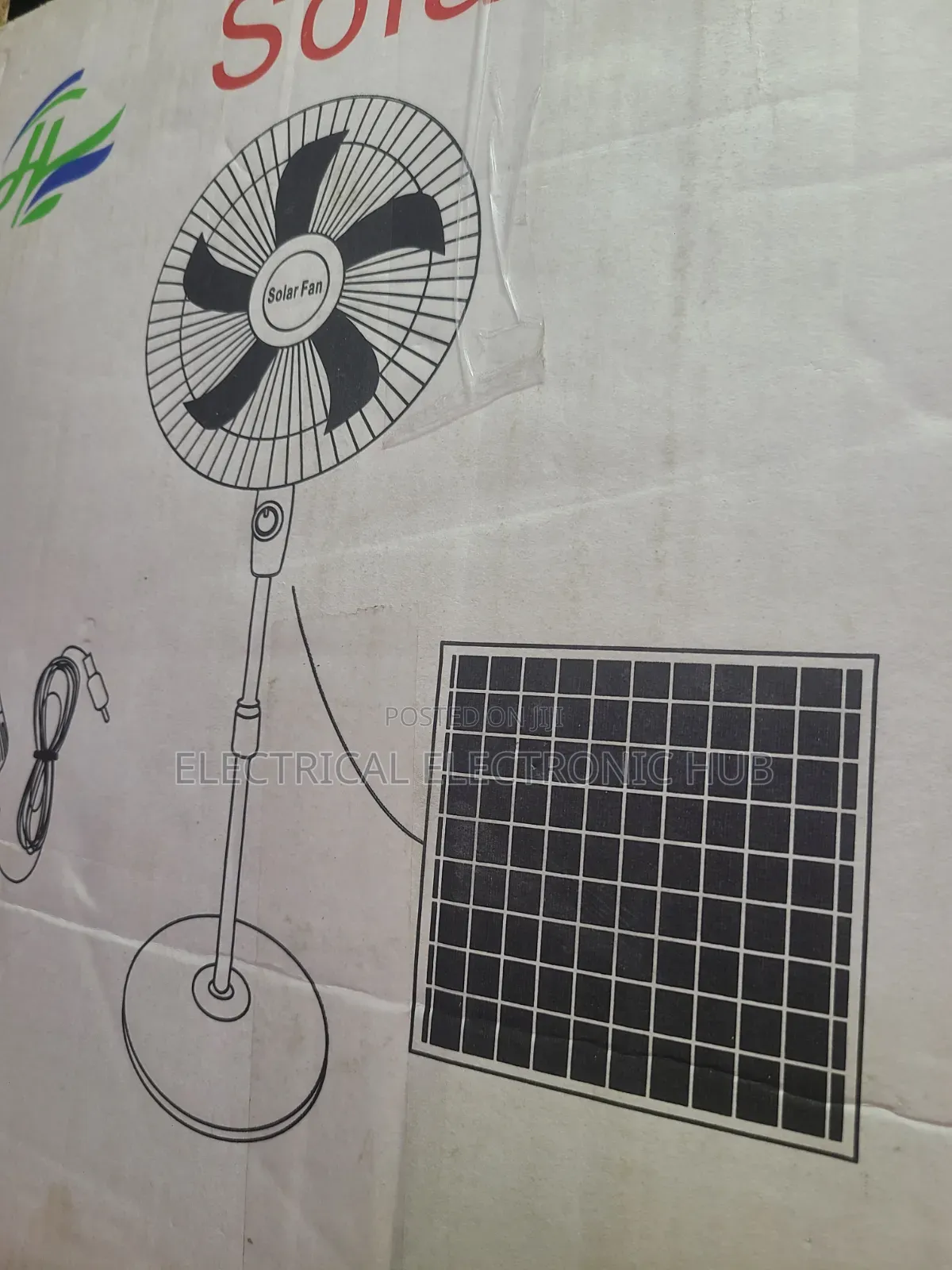 Solar Standing Fan