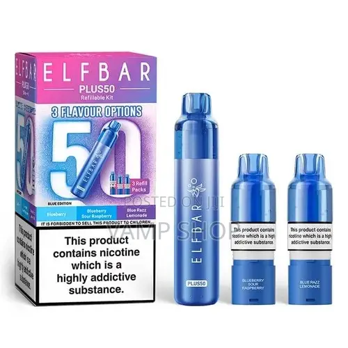 ELFBAR PLUS50 Refillable Kit (3Flavours Options)