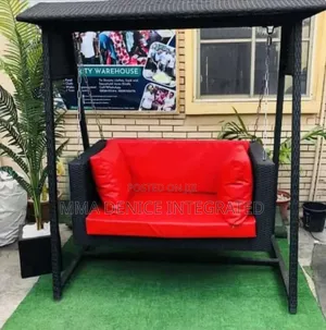 Luxury Rattan 2-Seater Swing Chair With Canopy