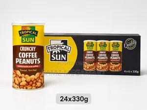 Tropical Sun Crunchy Coffee Peanuts 24x330g