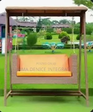 Luxury Rattan 2-Seater Swing Chair With Canopy
