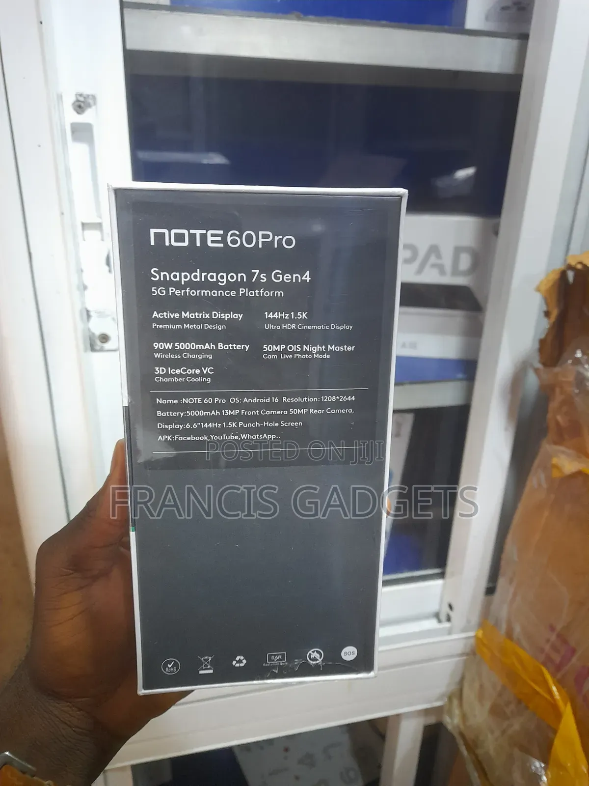 New Infinix Note 60 Pro 256 GB