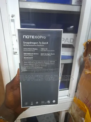 New Infinix Note 60 Pro 256 GB