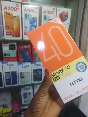 New Tecno Spark 40 Pro 128 GB Black