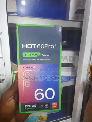 New Infinix Hot 60 Pro+ 256 GB