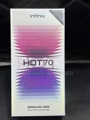 New Infinix Hot 70 128 GB Black