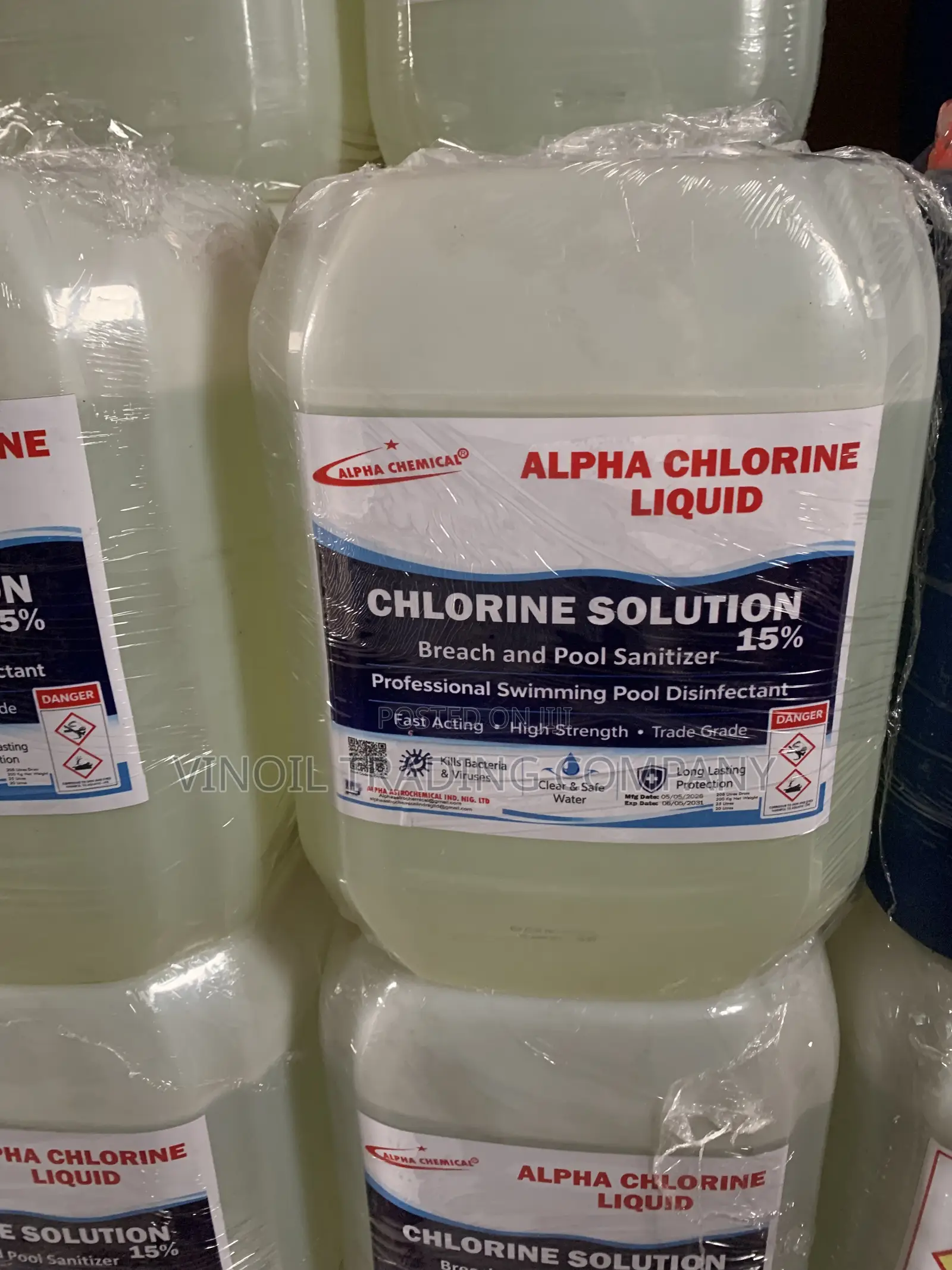 Chlorine Liquid Solution