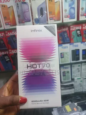 New Infinix Hot 70 128 GB Black