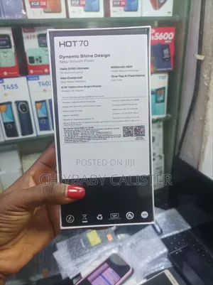 New Infinix Hot 70 128 GB Black