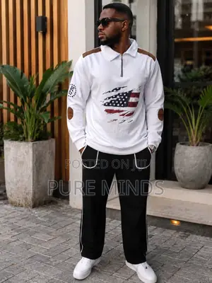 Casual Grey Hoodie and Joggers With Print