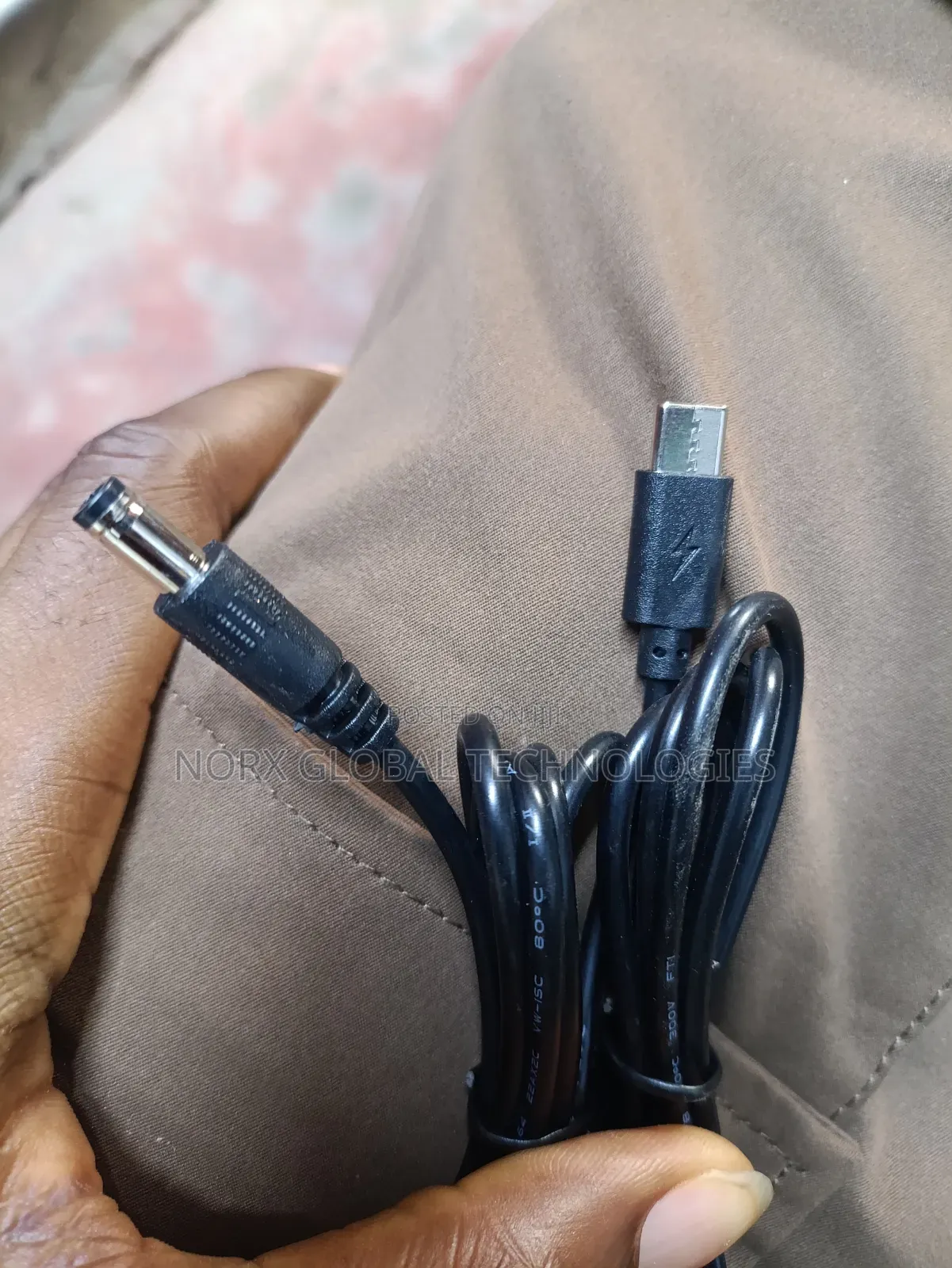 Type-C to DC Fast Charging DC Power Cable