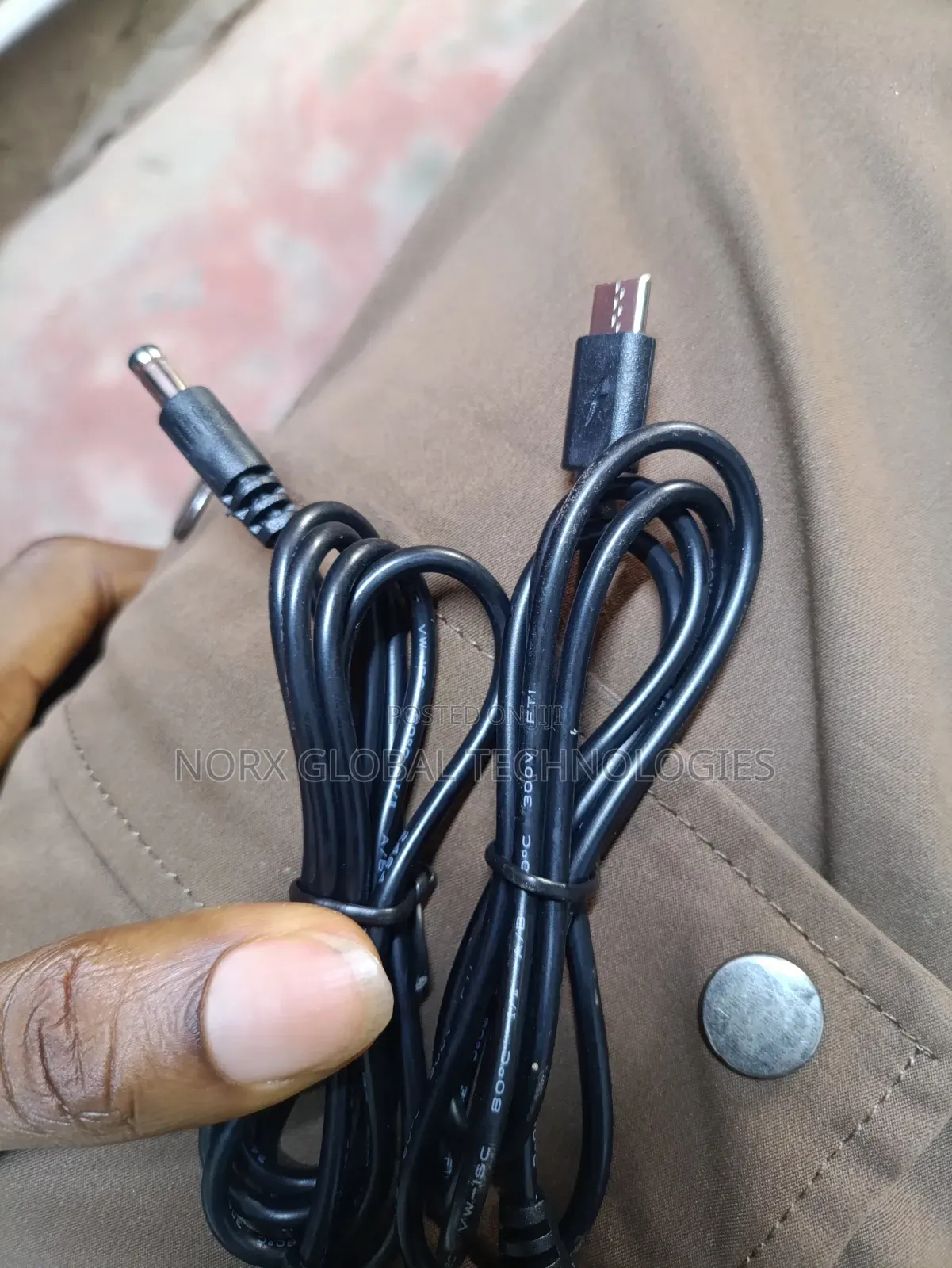 Type-C to DC Fast Charging DC Power Cable