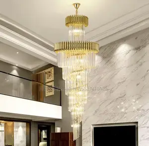 Luxury Crystal Chandeliers Home Villa Duplex Attic Living Room Light