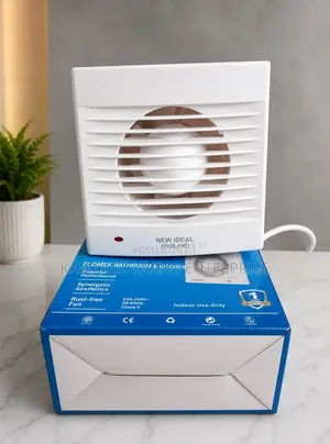 4 Inches NEW IDEAL ENGLAND VENTILATION FAN - Silent and Durable
