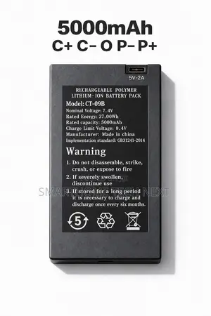 Smart Lock Battery 5000mah 7.4V (C+ C- 0 P- P+)