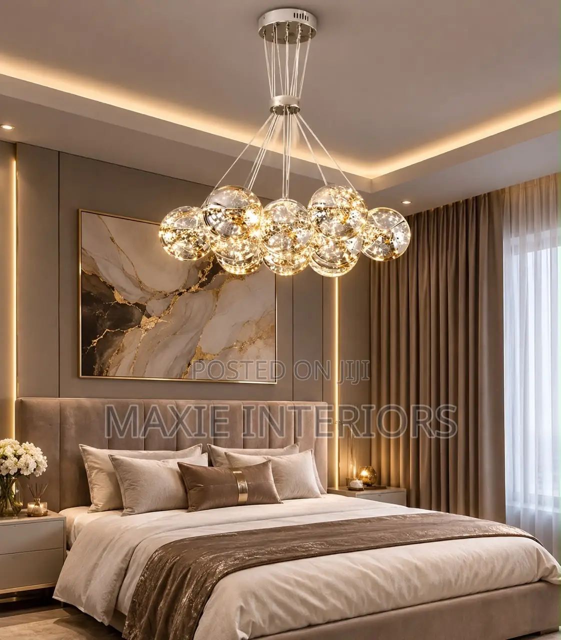 Modern Nordic Full Sky Star Ceiling Chandelier