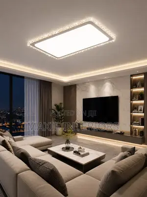 Modern Simply Design Living Room Ceiling Flush Chandelier