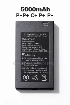 Smart Lock Battery 5000mah 7.4v (P- P+ C+ P+ P-)