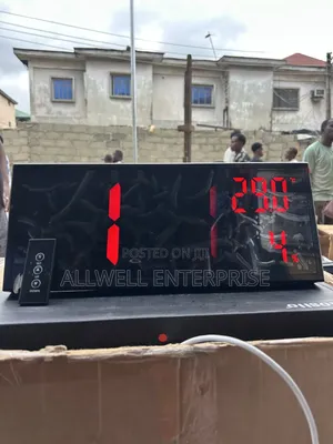 Led Desktop Clock With Temperature and Humidity