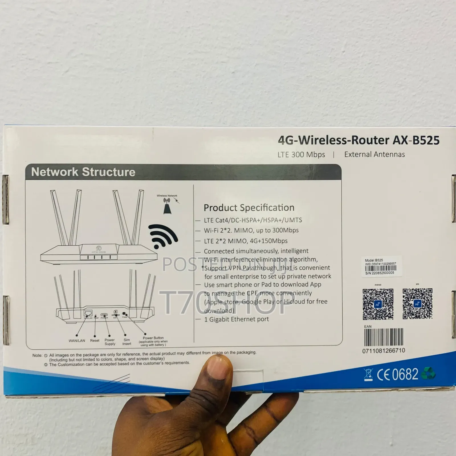 4G Universal Wifi - AX-B525