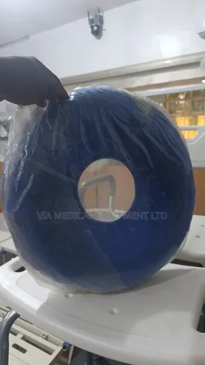 Blue Round Inflatable Ring Cushion