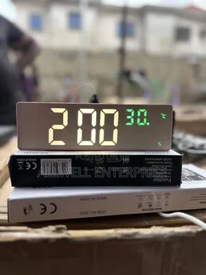 Mirror Led Desktop Clock With Alarm