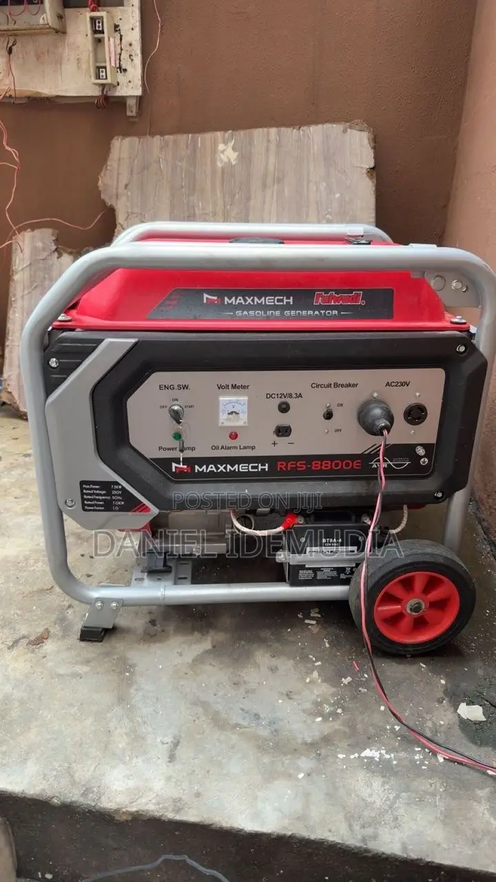Two Weeks Old Maxmech Gasoline Generator