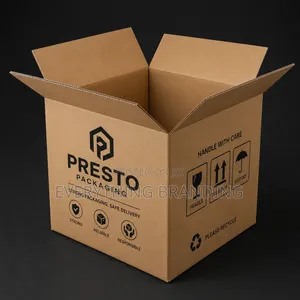 Custom White 18×20×14in 5ply Corrugated Carton Box, Heavy Duty, Print