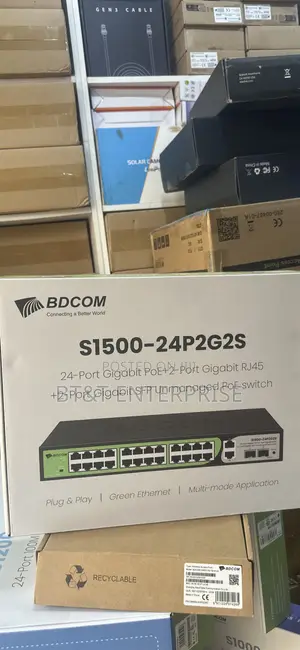 BDCOM 24 Port Gigabit+2port Poe+2 Port Gigabit Ago