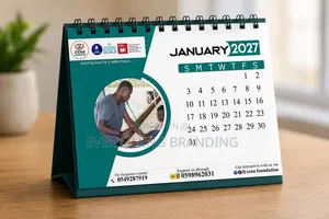 A5 Administrative Desk Calendar Printing for Schools Banks Ngos