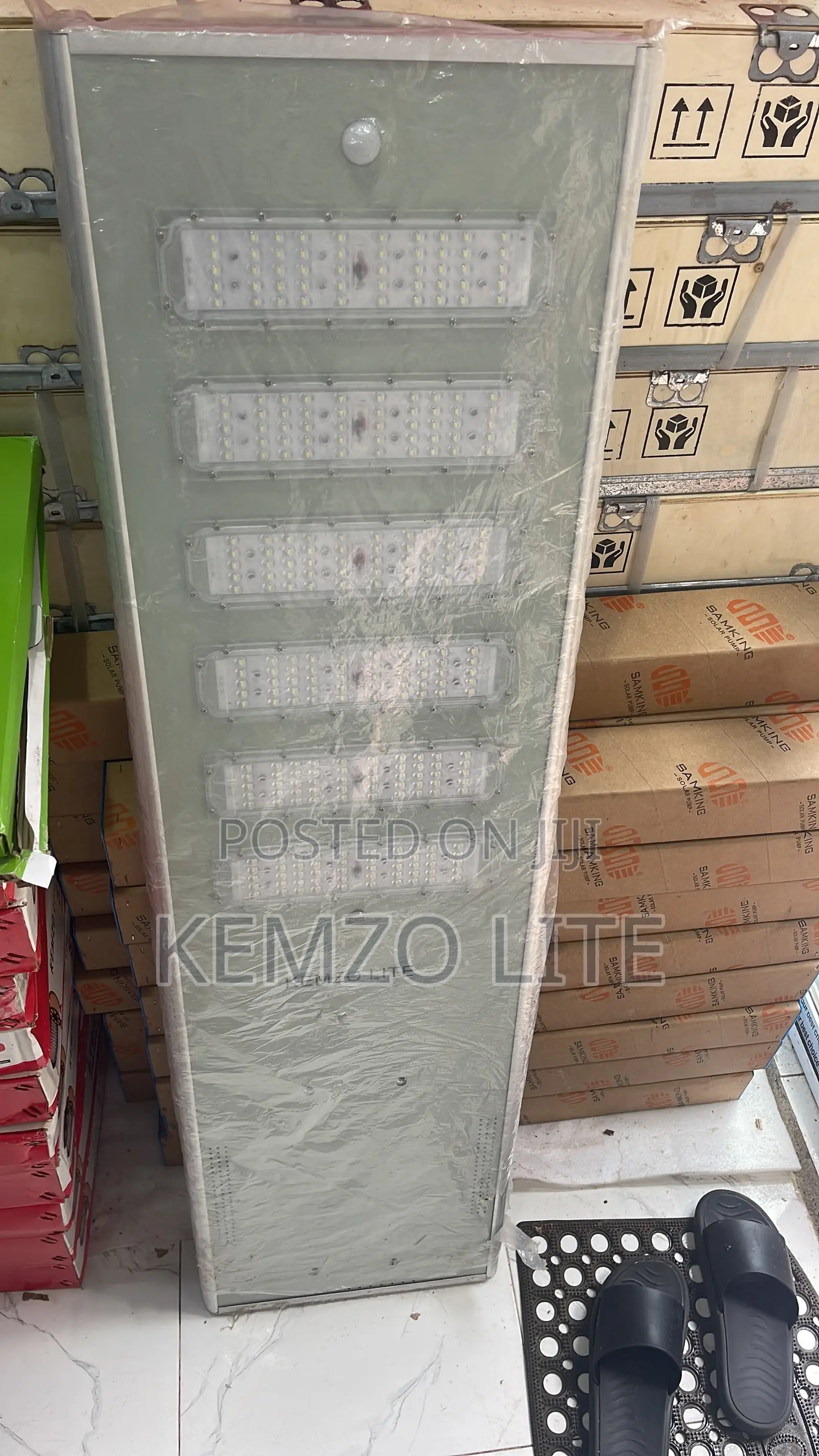6 Line Industrial Solar Street Light 600w