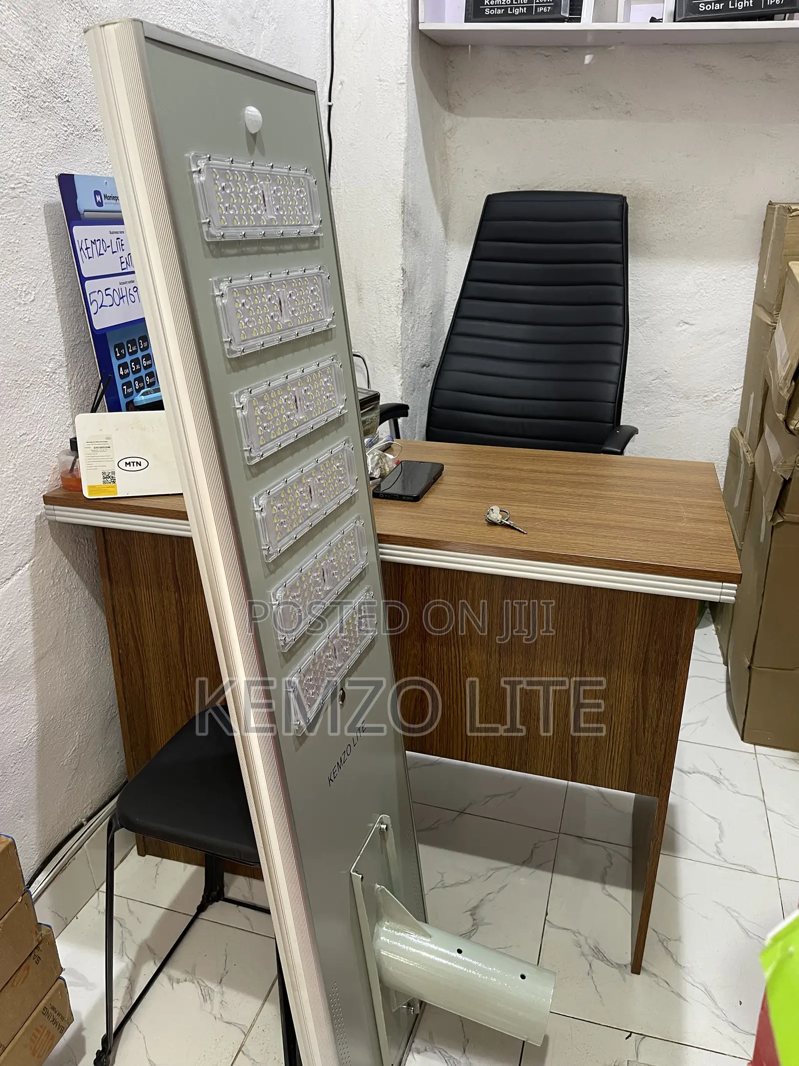 6 Line Industrial Solar Street Light 600w